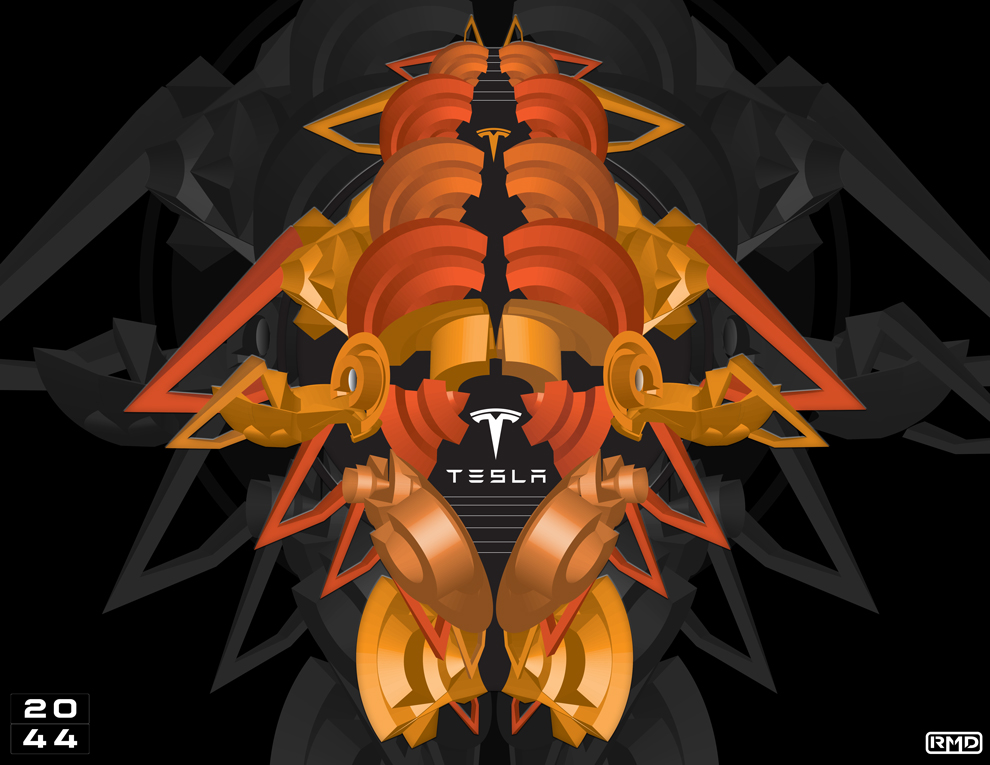 Tesla Self Defense Bot by 2044 Collection